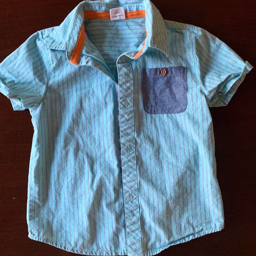 Egg by Susan Lazar button down shirt 3T ; used